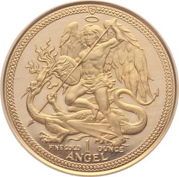 Isle of Man 1 Angel 1985 | TOPSTÜCK - 1 Unze Feingold
